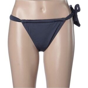 Victoria's Secret Womens Gray Side Tie Low Rise‎ Bikini Swim Bottom XS